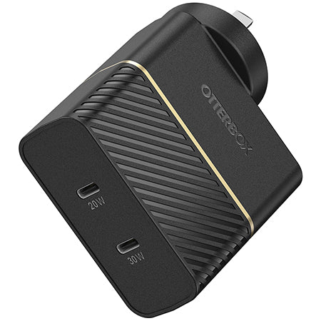 OtterBox, Chargeur mural Otterbox Fast Charge USB-C (AU) 20W & 30W (50W combiné)