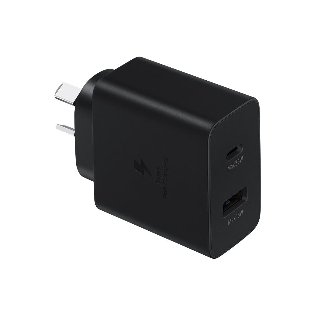 Samsung, Chargeur mural Samsung (AU) Chargeur rapide 35W Adaptateur Duo_TA220 USB-C & USB-A