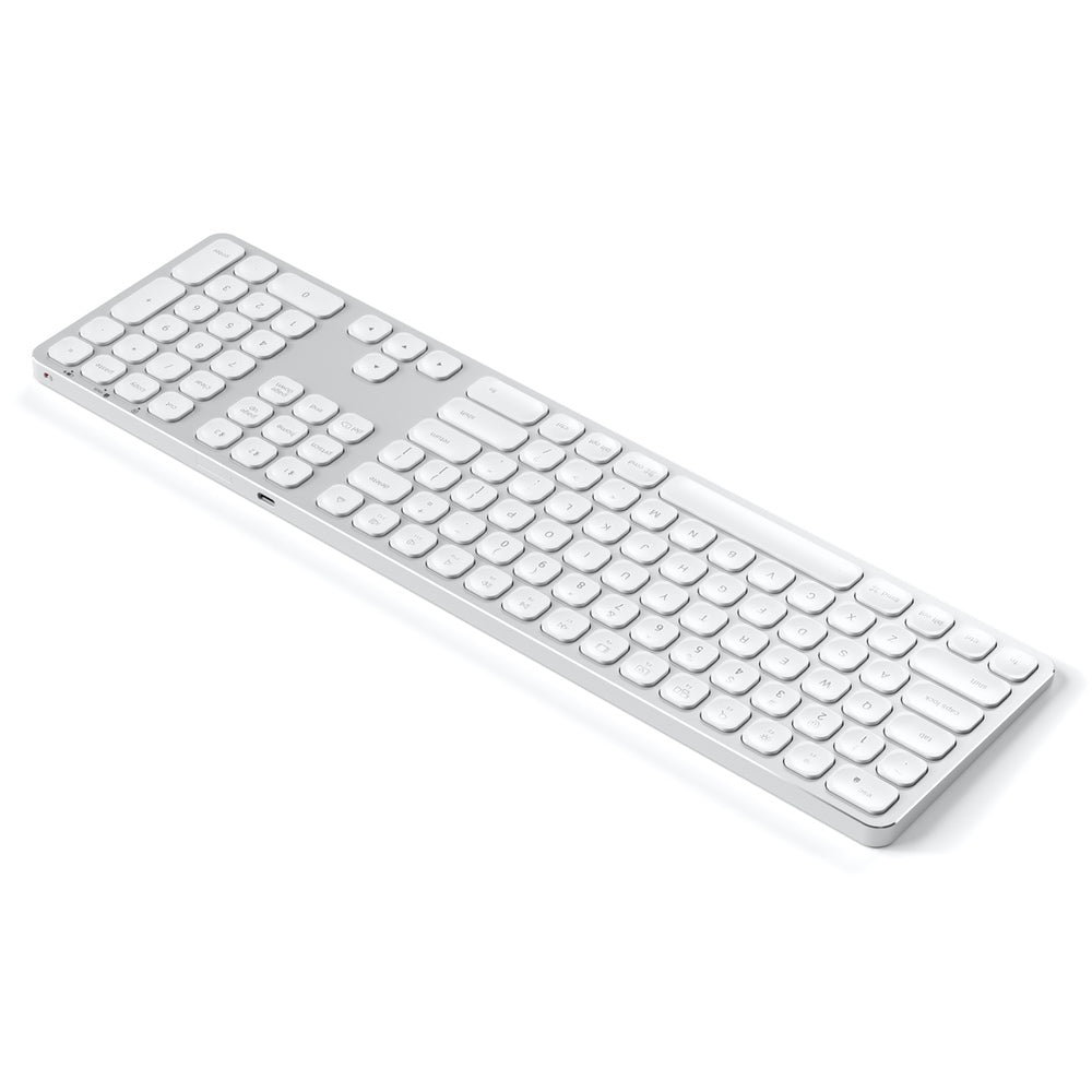 Satechi, Clavier Bluetooth Satechi Aluminium (Argent/Blanc)