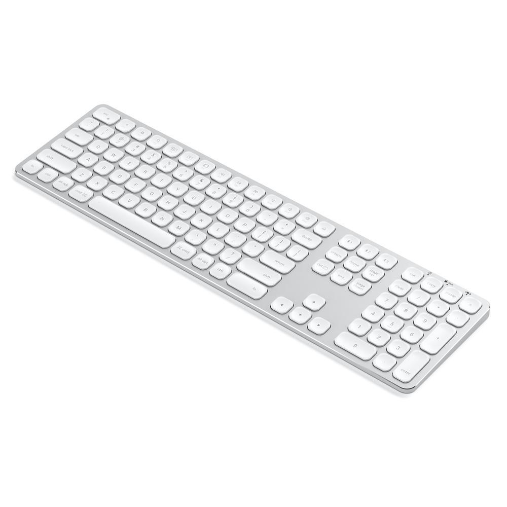 Satechi, Clavier Bluetooth Satechi Aluminium (Argent/Blanc)