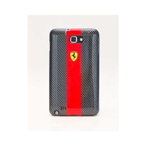 CG Mobile, Coque Ferrari Carbon Back Case Samsung Galaxy Note et Note LTE - Rouge