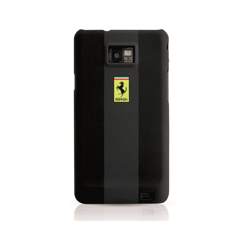 Ferrari, Coque Ferrari Rubber Touch Case Samsung Galaxy S II 2 S2 Noir