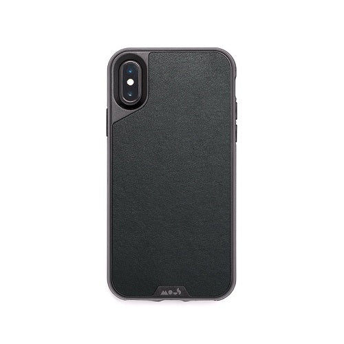 Mous, Coque Mous Limitless 2.0 pour iPhone Xs Max - Cuir noir