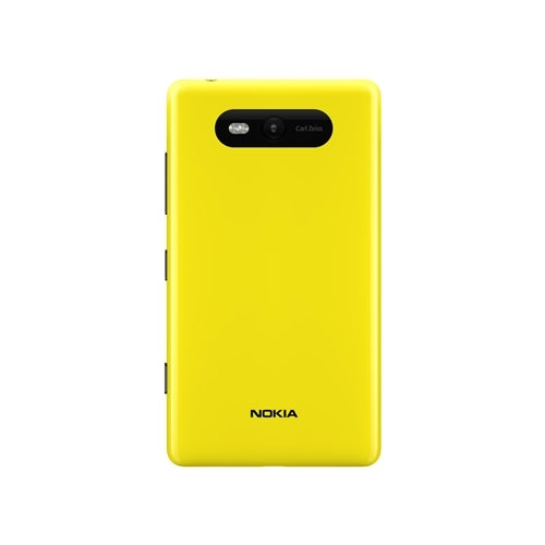 Nokia, Coque Nokia Xpress On Vanilla pour Lumia 820 - Jaune brillant