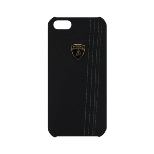 iMobo, Coque en cuir Lamborghini Superleggera pour iPhone 5 / 5S / SE 1st Gen - Noir