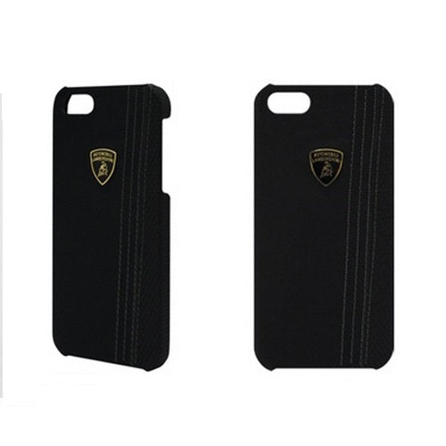 iMobo, Coque en cuir Lamborghini Superleggera pour iPhone 5 / 5S / SE 1st Gen - Noir