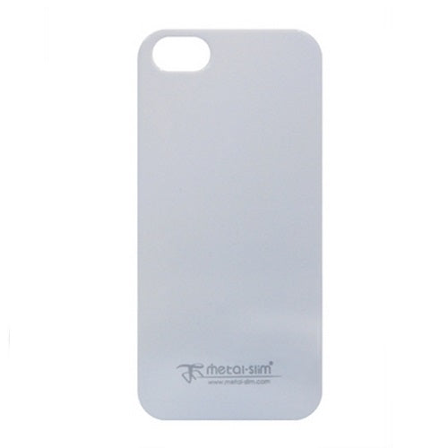 Métal-Slim, Coque et protection d'écran Metal-Slim UV Coating New Apple iPhone 5 - Blanc