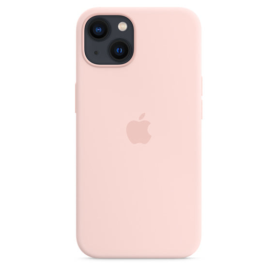 Apple Officiel, Coque officielle Apple en silicone avec MagSafe pour iPhone 13 Mini - Rose craie