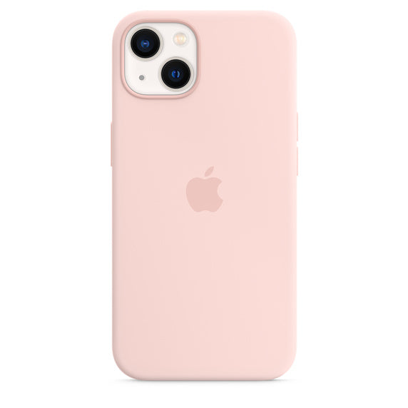 Apple Officiel, Coque officielle Apple en silicone avec MagSafe pour iPhone 13 Mini - Rose craie