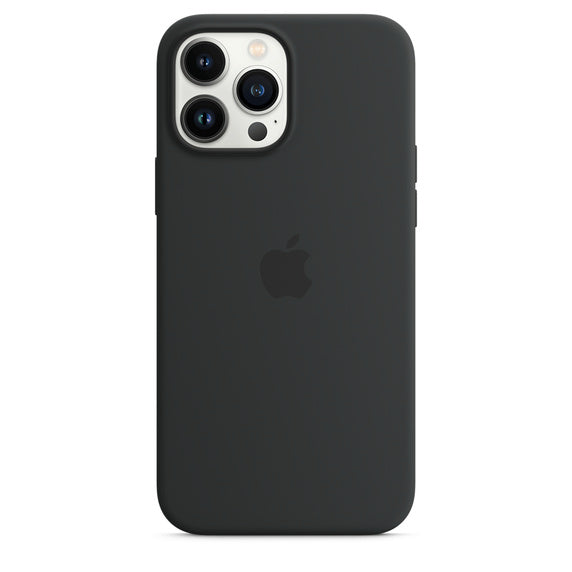 Apple Official, Coque officielle Apple en silicone avec MagSafe pour iPhone 13 Pro Max - Minuit