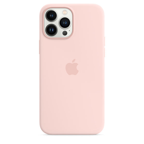 Apple Official, Coque officielle Apple en silicone avec MagSafe pour iPhone 13 Pro - Rose craie