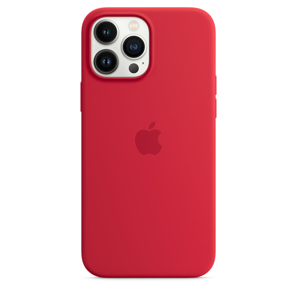 Apple Official, Coque officielle Apple en silicone avec MagSafe pour iPhone 13 Pro - Rouge