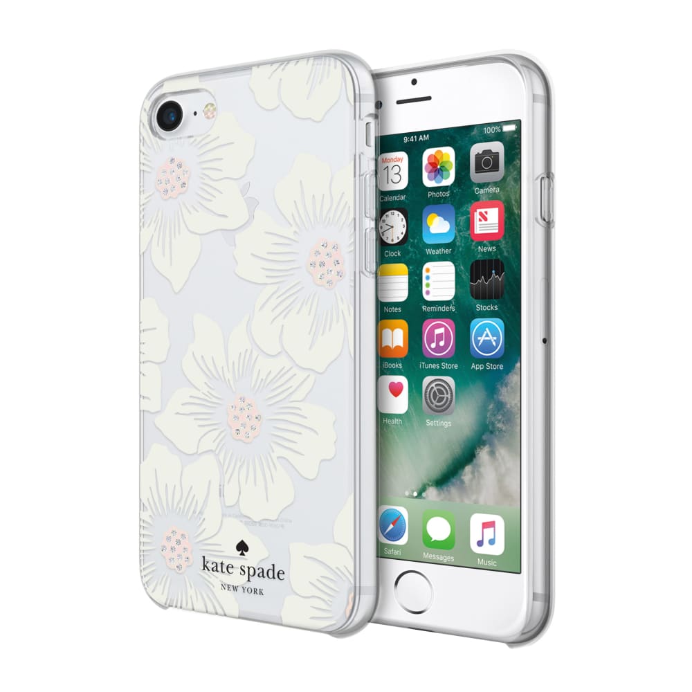 Incipio, Coque rigide Kate Spade pour Apple iPhone SE 2022 / SE 2020 / 8 / 7 / 6s / 6 Hollyhock Floral