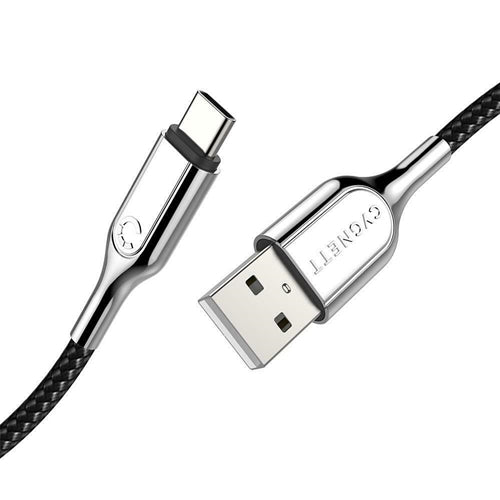 Cygnett, Cygnett Armoured Aramid Fibre 1M USB-C to USB-A USB 2.0 Cable (Câble USB-C vers USB-A USB 2.0)