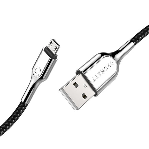 Cygnett, Cygnett Armoured Micro USB to USB-A Cable - Black 1m