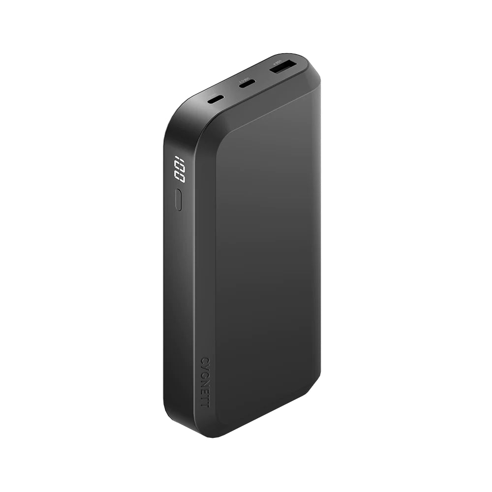 Cygnett, Cygnett ChargeUP PRO USB-C 20000 mAh avec 60W USB-C Output Power Bank - Noir