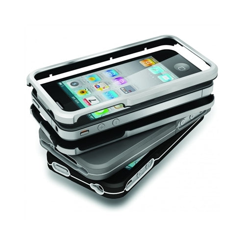 Cygnett, Cygnett Metalicus Hybrid Case Dual Material iPhone 4 & 4S Dark Silver Gun Metal