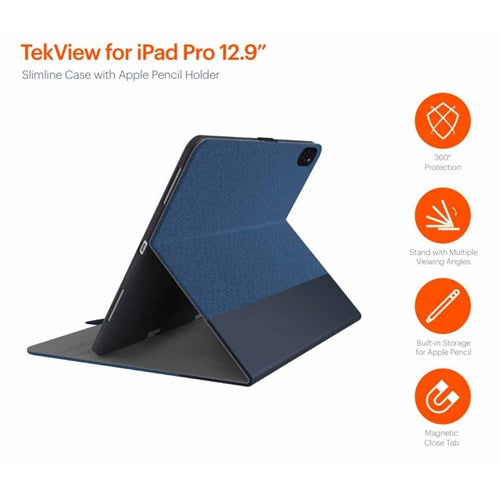 Cygnett, Cygnett TekView Folio Case iPad Pro 12.9 6ème / 5ème / 4ème / 3ème - Navy