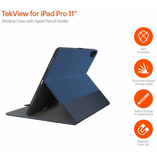 Cygnett, Cygnett TekView Folio Protective Case iPad Pro 11 1st - 4th Gen - Navy