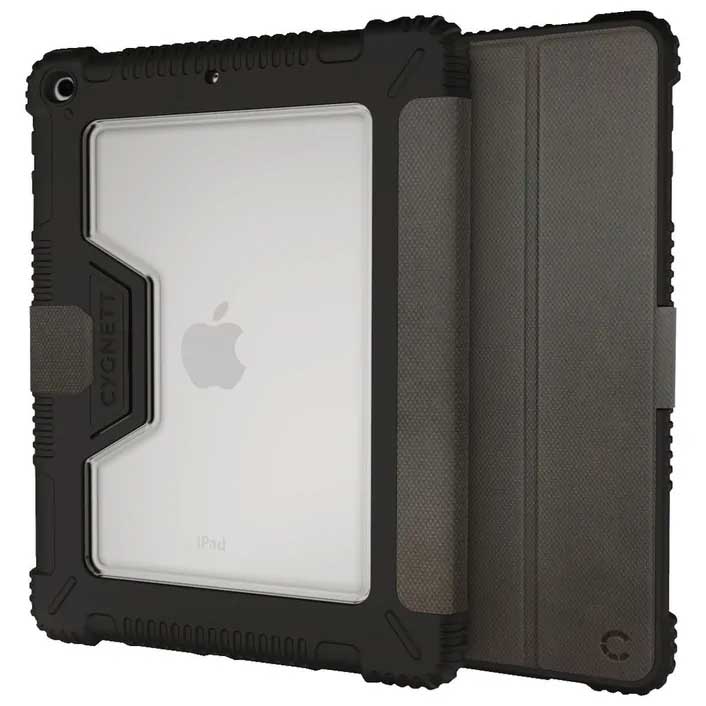 Cygnett, Cygnett Workmate Tough & Rugged iPad 8th & 7th 10.2 Folio Case - Noir