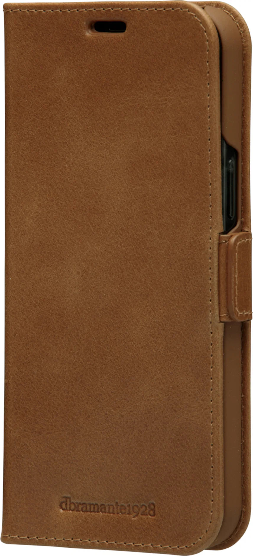 Dbramante1928, Dbramante1928 Copenhagen Slim Leather Folio Case iPhone 12 / 12 Pro - Tan