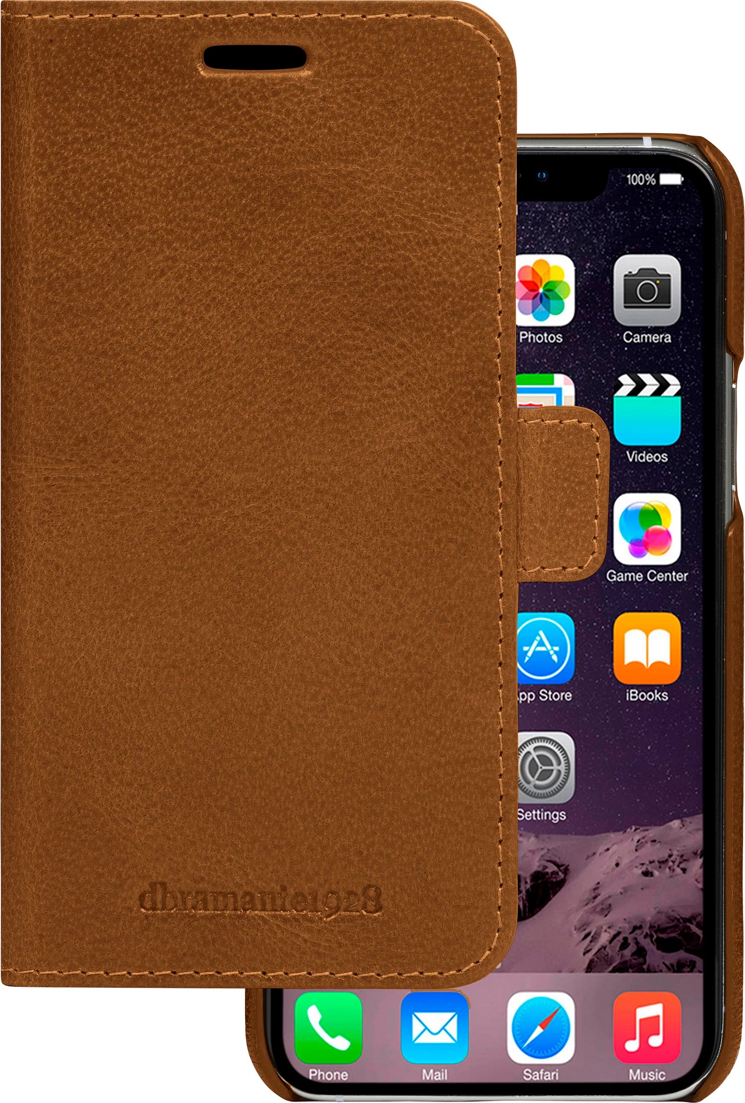 Dbramante1928, Dbramante1928 Lynge Leather Folio Case iPhone 11 Pro - Tan