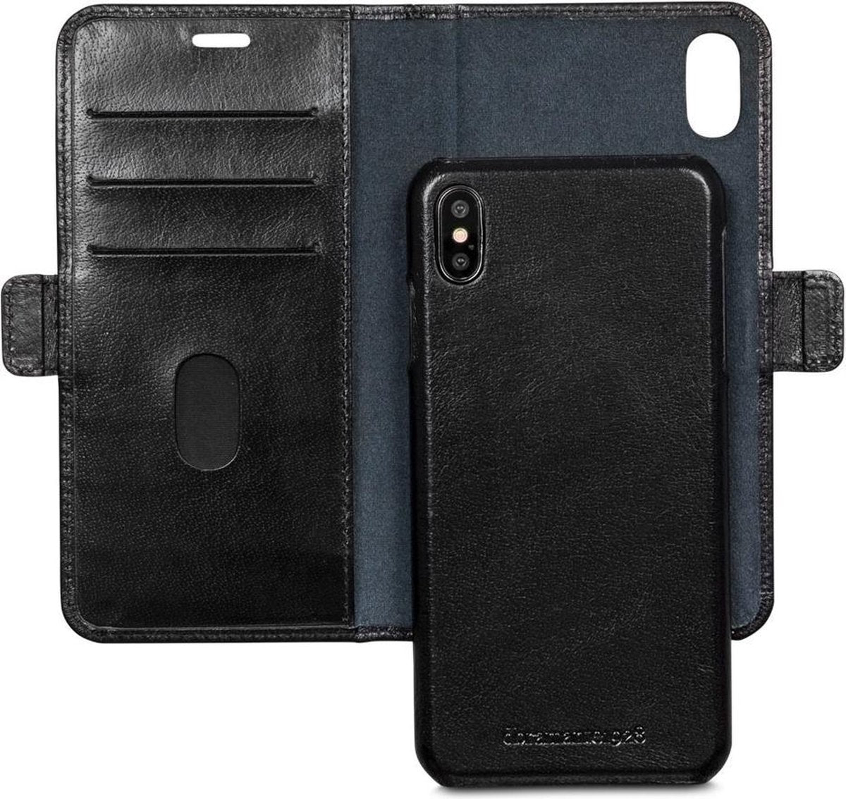 Dbramante1928, Dbramante1928 Lynge Leather Folio Case iPhone XS Max - Noir