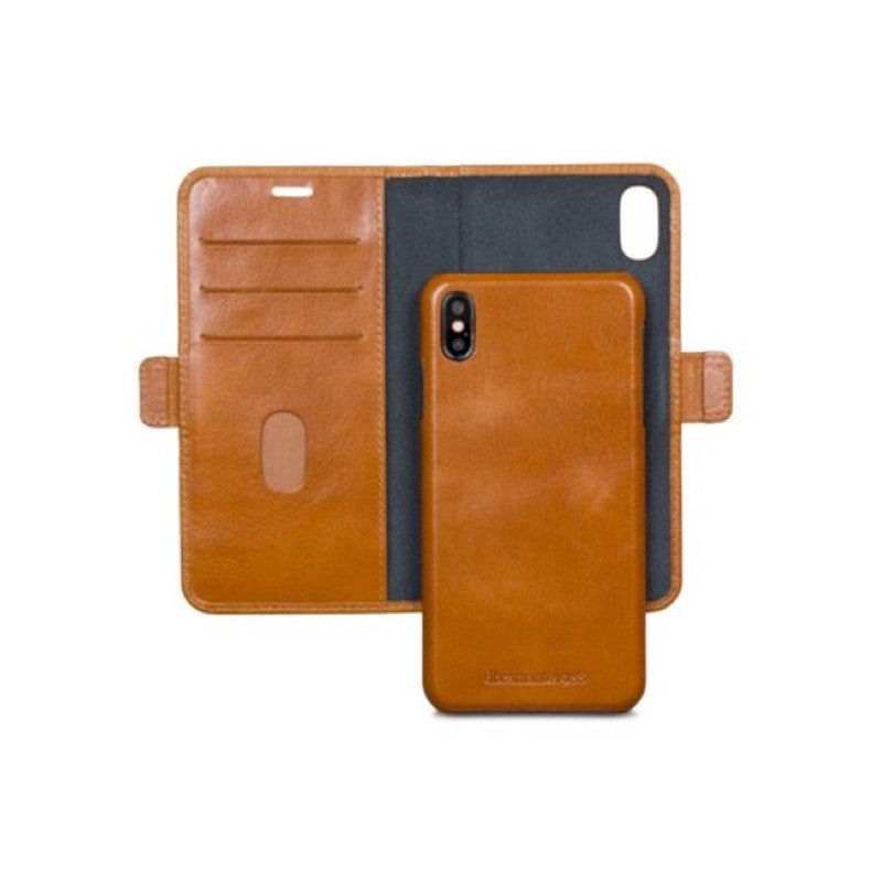 Dbramante1928, Dbramante1928 Lynge Leather Folio Case iPhone XS Max - Tan