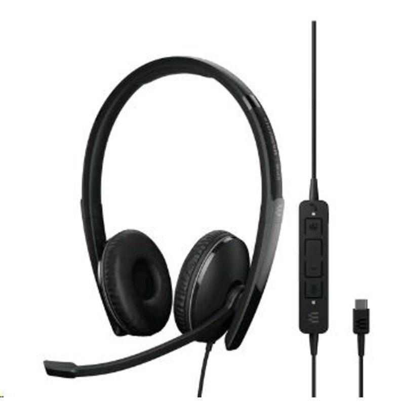 Epos Sennheiser, EPOS Sennheiser ADAPT 160T ANC USB-C Casque supra-auriculaire USB-C à double face - Noir