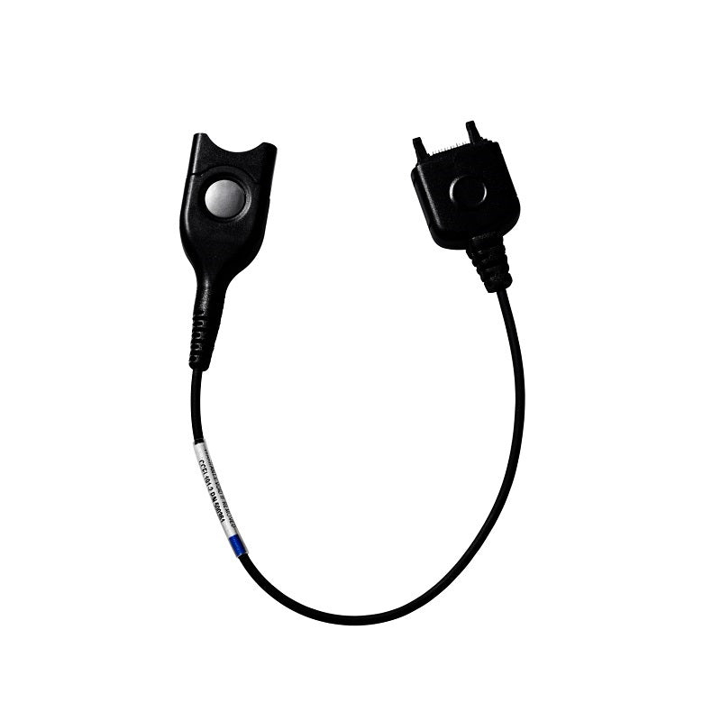 Epos Sennheiser, EPOS Sennheiser CCEL 191-2 Câble inférieur standard ED à 2,5 3 pôles - Noir