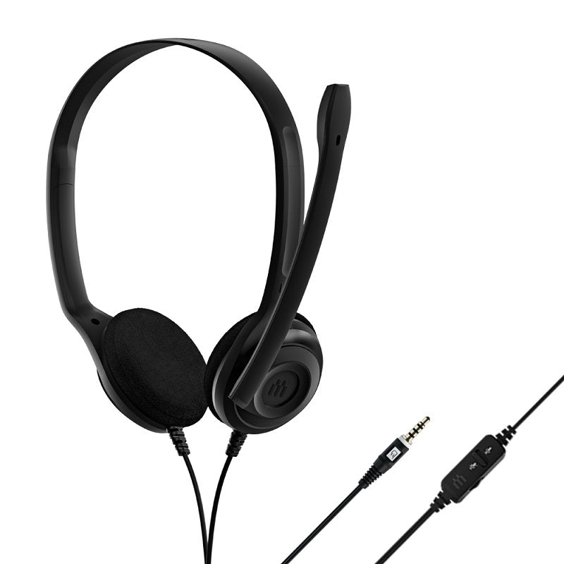 Epos Sennheiser, EPOS Sennheiser EDU 10 Casque d'écoute stéréo Casque d'écoute 3.5mm seulement PACK de 10 - Noir