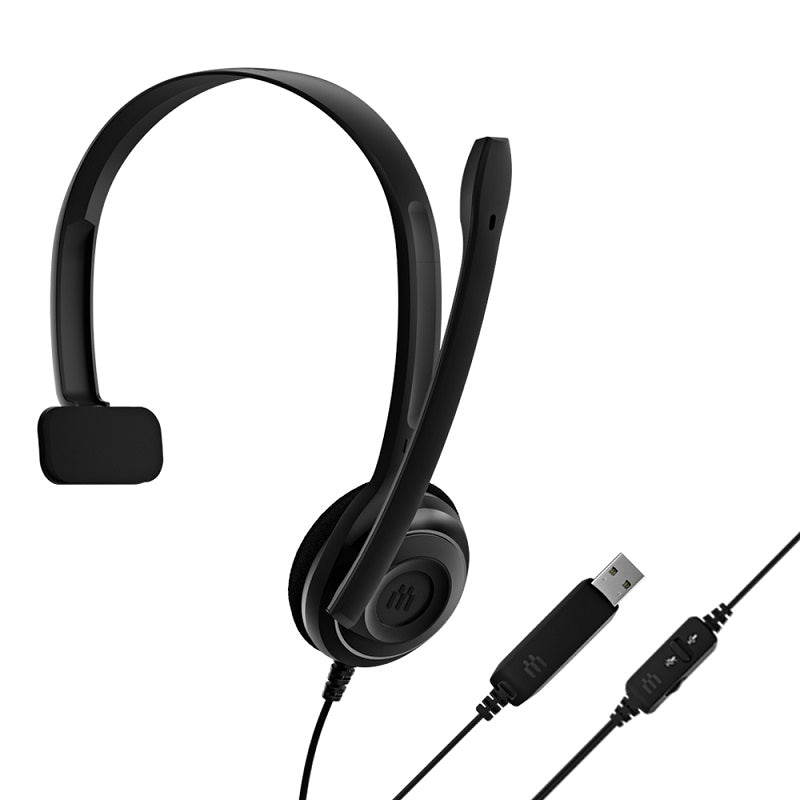 Epos Sennheiser, EPOS Sennheiser EDU 11 Casque d'écoute USB mono léger PACK de 10 - Noir