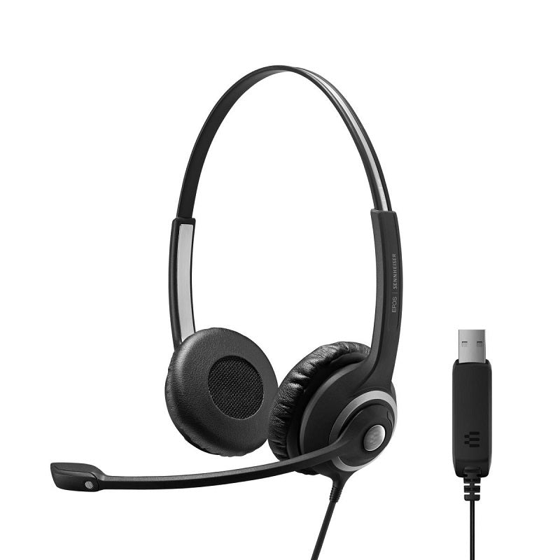 Epos Sennheiser, EPOS Sennheiser IMPACT SC 260 USB Casque d'écoute USB filaire robuste à double face - Noir