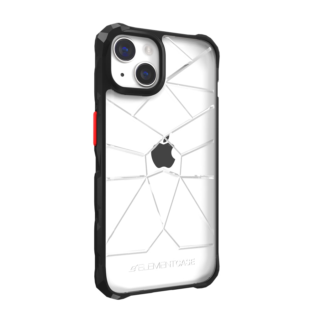 Cas des éléments, Element Case Special Ops X5 Case pour iPhone 14 Plus 6.7 - CLEAR