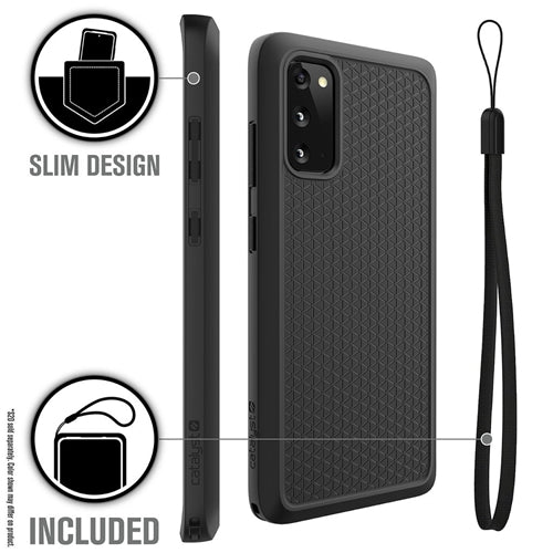 Catalyseur, Etui Catalyst Impact Protection & Tough Case pour Samsung Galaxy S20 Noir