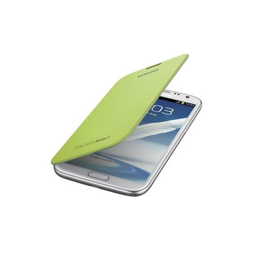 Samsung, Etui Flip Cover Samsung GENUINE pour Samsung Galaxy Note 2 II N7100 Lime Green