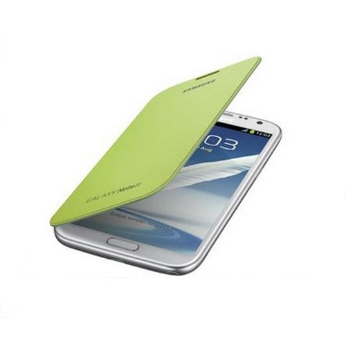 Samsung, Etui Flip Cover Samsung GENUINE pour Samsung Galaxy Note 2 II N7100 Lime Green