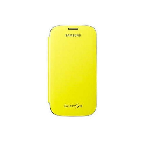 Samsung, Etui Flip Cover Samsung GENUINE pour Samsung Galaxy S3 III i9300 Jaune