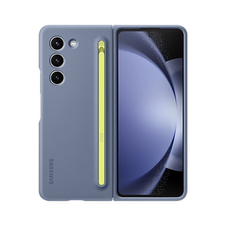 Samsung, Étui Slim S Pen pour Samsung Galaxy Z Fold 5 (2023) - Bleu avec Stylo Lime