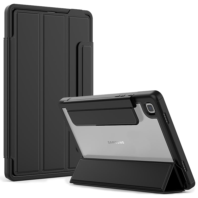 Générique, Étui Trifold Folio robuste Samsung Tab A7 Lite T220 8.7 pouces - Noir