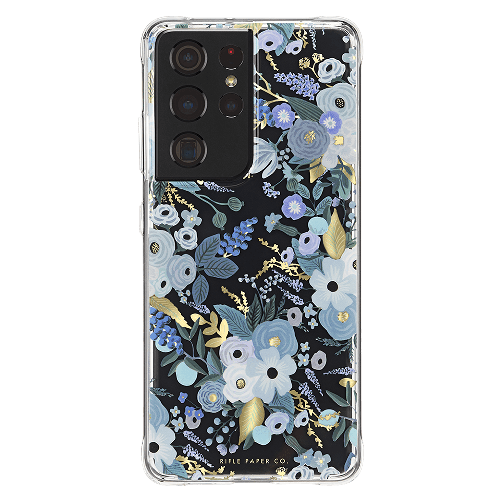 Rifle Paper Co, Etui Ultra Mince avec Antimicrobien pour Samsung Galaxy S21 Ultra 5G