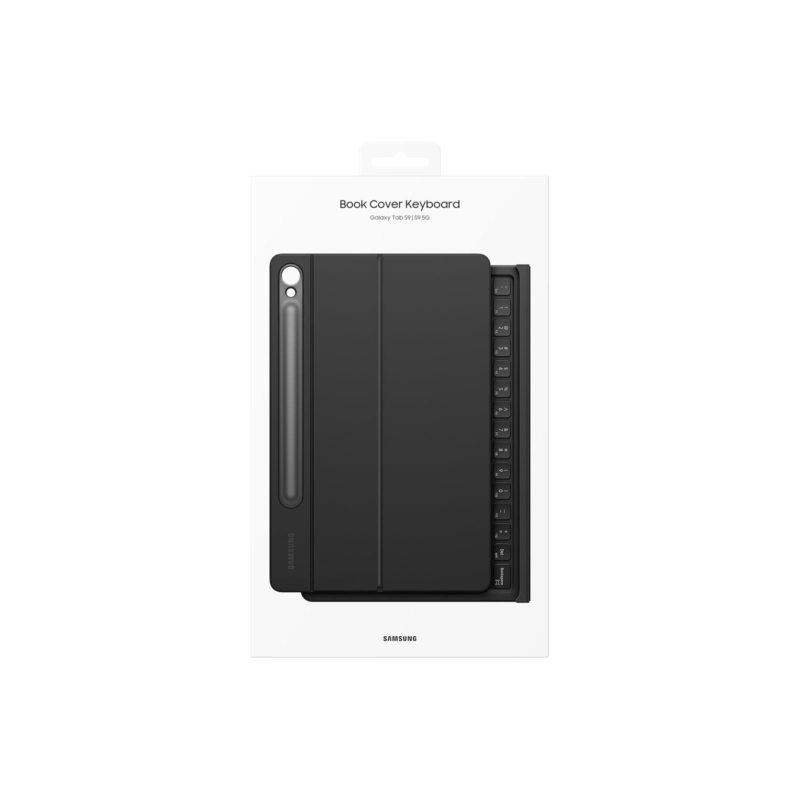 Samsung, Étui clavier Book Cover original de Samsung pour Galaxy Tab S9 - Noir