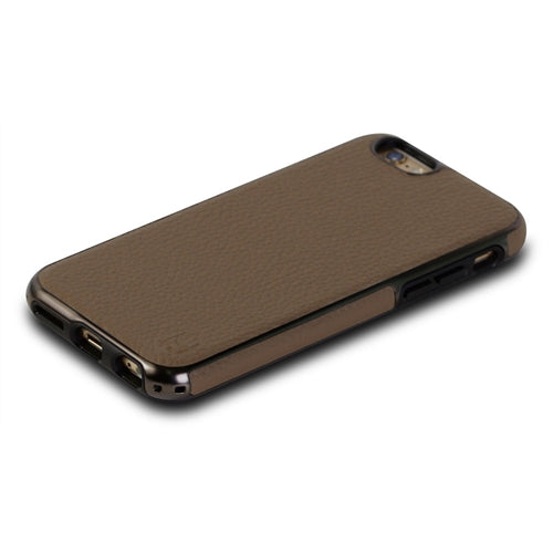 Patchworks, Étui en cuir Patchworks Level Prestige pour iPhone 6 / 6S - Taupe