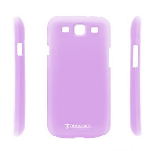 Métal-Slim, Étui et protection d'écran métal-slim pour Samsung Galaxy S3 i9300 - Violet