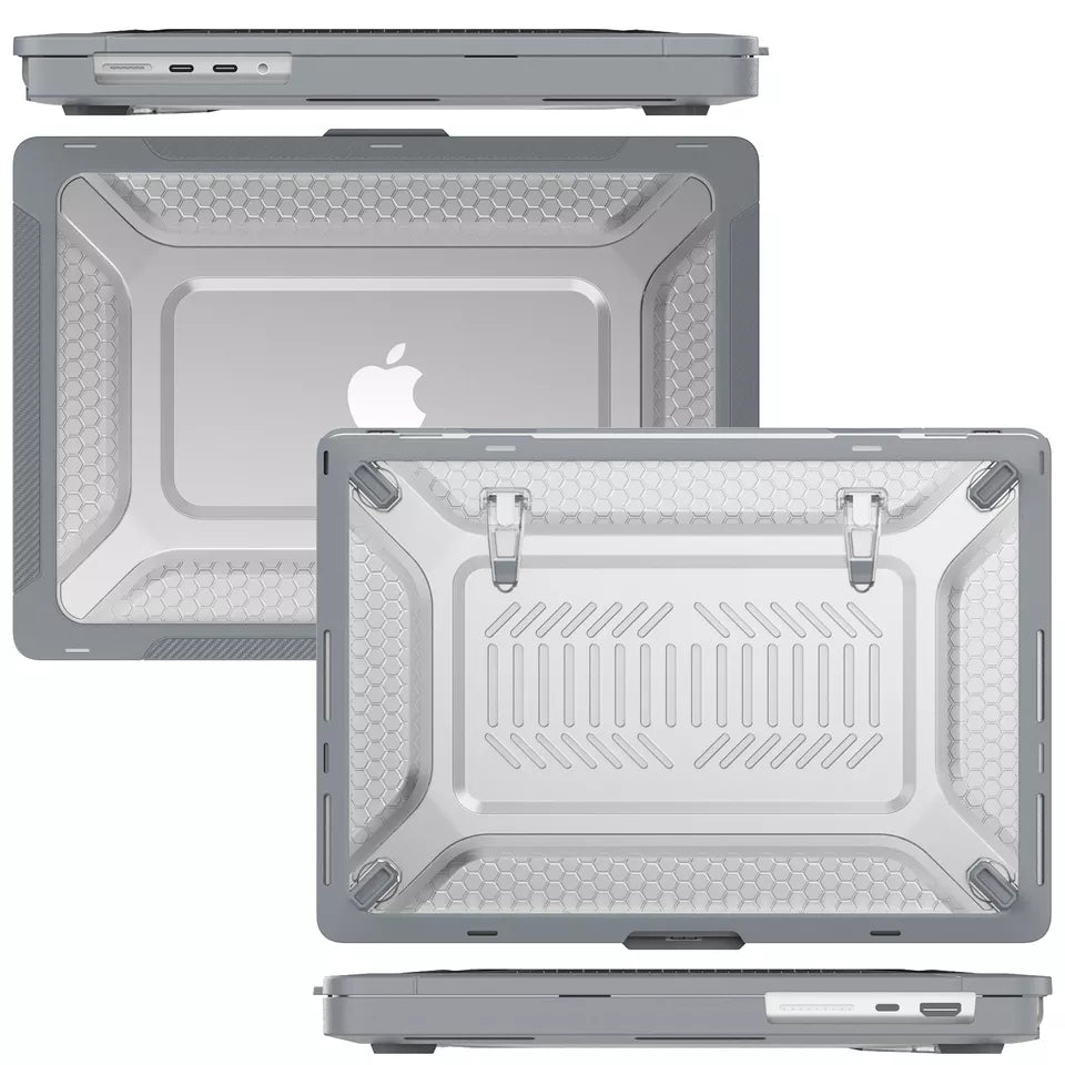 Générique, Etui robuste et protecteur Macbook Air 13.6 2022 M2 - Gris clair