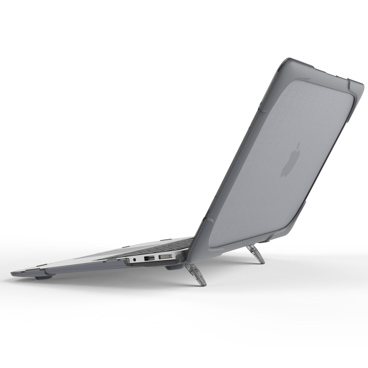 Générique, Étui robuste et protecteur pour Macbook Air 13 (2010-2017) - Gris clair