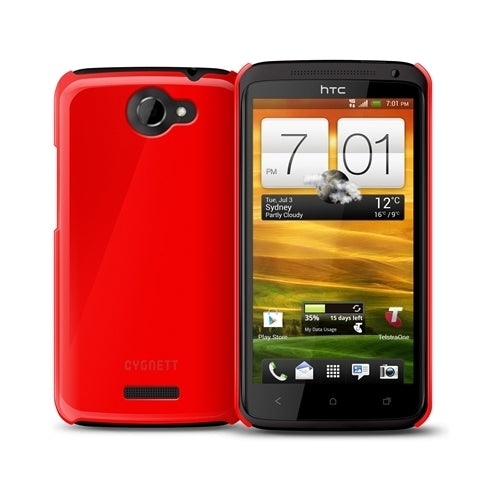 Cygnett, GENUINE Coque Cygnett Form Gloss pour HTC One X et XL - Rouge