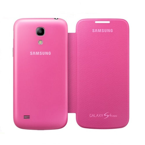 Samsung, GENUINE Samsung Galaxy S4 Mini Flip Cover Case Optus Edition - Rose