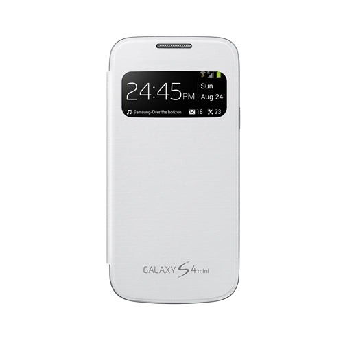 Samsung, GENUINE Samsung Galaxy S4 Mini View Etui Flip Cover EF-CI919BWEGWW - Blanc