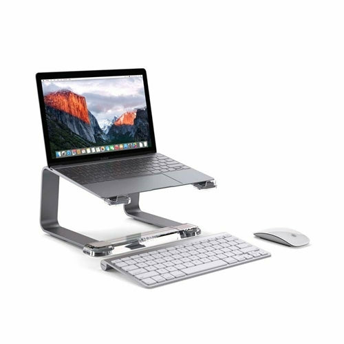 Griffon, Griffin Desktop Elevator Support pour ordinateur portable et Macbook Maison et bureau - Gris spatial